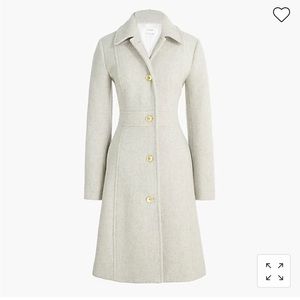 NWT JCrew factory gray wool lady coat